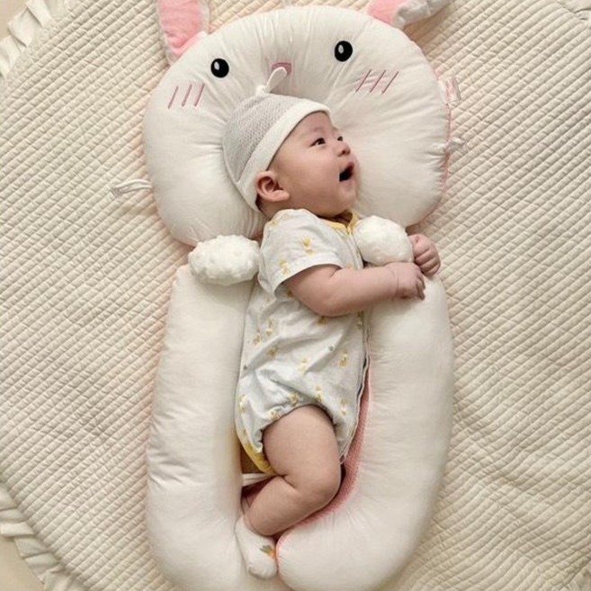 커머시오 편안한 옆잠베개, 소프트 핑크