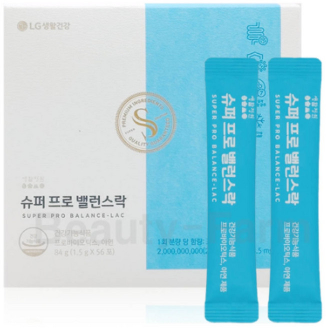 생활정원 슈퍼 프로 밸런스락 8주분, 1박스, 84g