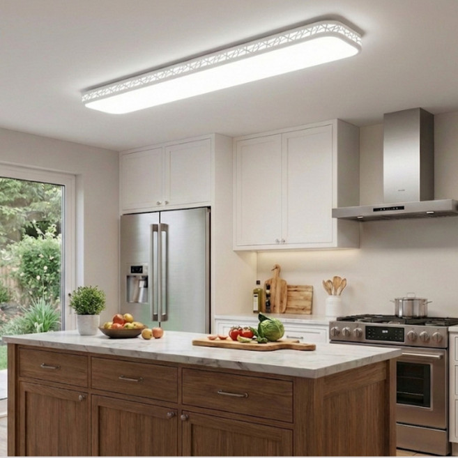 오유 LED주방등 50W 주광색 1개 국산삼성칩 플리커프리