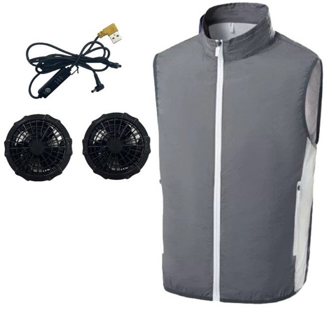 아이스 냉방 선풍기 조끼