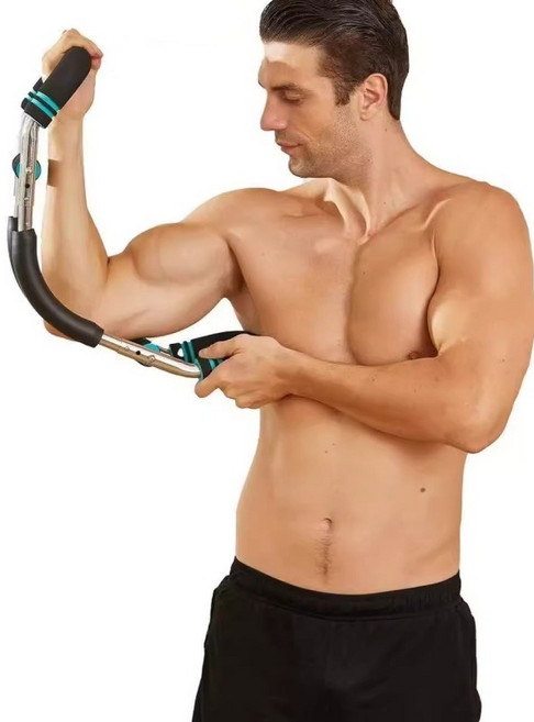 [SMTONE] 가정용 멀티 U자형 팔력기 3단조절 팔 근육운동기구 완력기 팔 가슴 운동기구 팔력 훈련기 홈트레이닝, 1개, 블랙