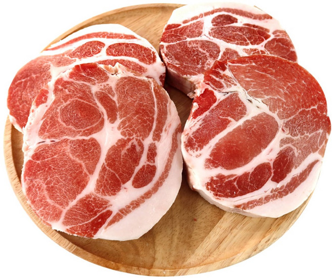 (배터짐) 찌개구이용 돼지목살 세절 목살 (일요일&당일발송), 1kg, 2개