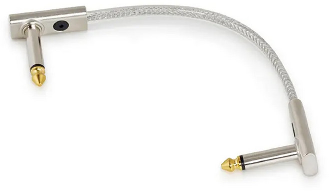 RockBoard Flat Patch Cable 락보드 플랫 패치 케이블 10cm (3 15/16인치) 사파이어 컬러