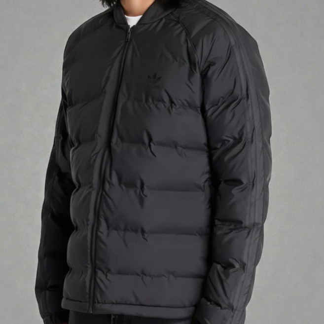 아디다스 슈퍼스타 다운 경량패딩 블랙 오리지널스 올검 IZ1841 스탠다드핏
