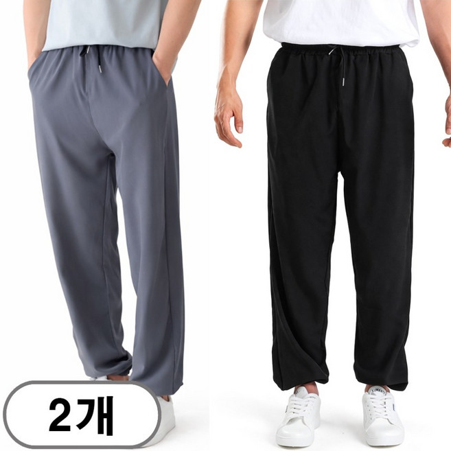 1+1 차쿠 남성 여름 바지 조거팬츠 여름 쿨바지 트레이닝팬츠