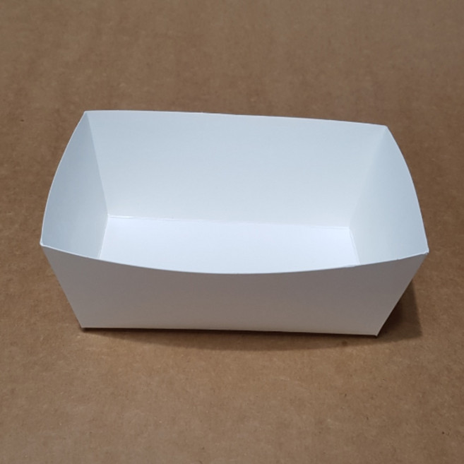 치킨트레이 FC-1 직사각형 반반 한마리용 200매 140x87x60 mm 종이 포장 용기 속지, 1개