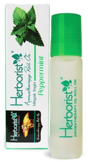 아로마롤온 Herborist 4가지 향, 페퍼민트, 1개, 10ml - 쿠팡