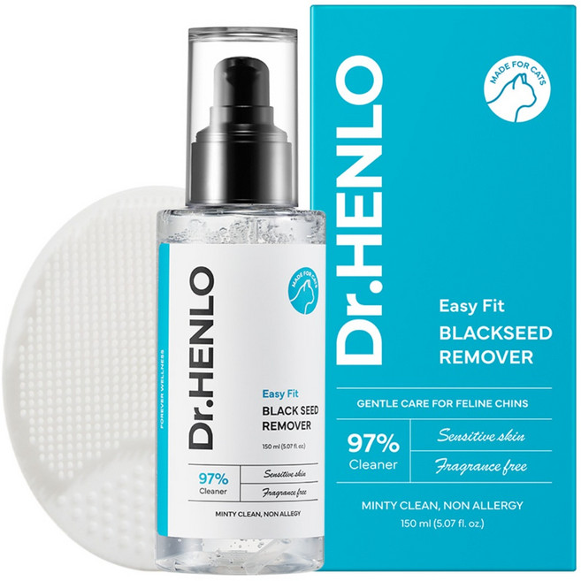 닥터헨로 검은깨 리무버 고양이 블랙헤드 고양이 턱드름 꼬드름, 1개, 150ml