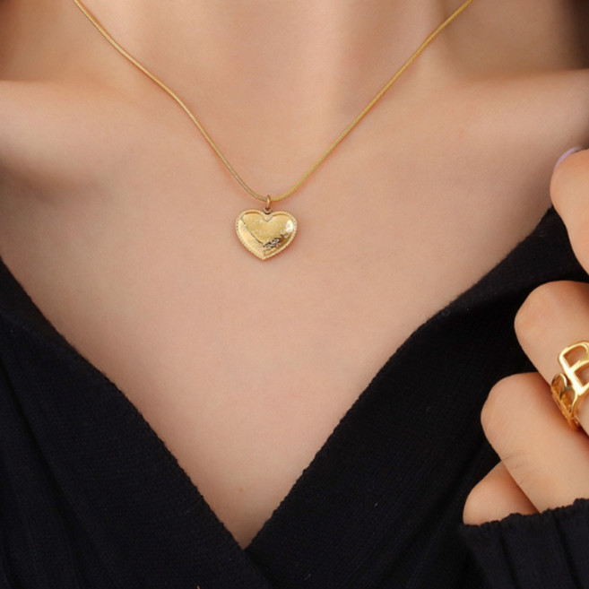 씨엠 여성 써지컬 하트 목걸이악세사리