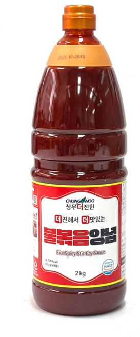 청우 더진한 만능불볶음양념, 4개, 2kg