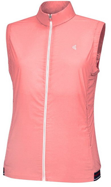 김영주 여성용 골프웨어 봄 여름 가을 카라 스판 경량 바람막이 집업 스포츠 방수 방풍 조끼