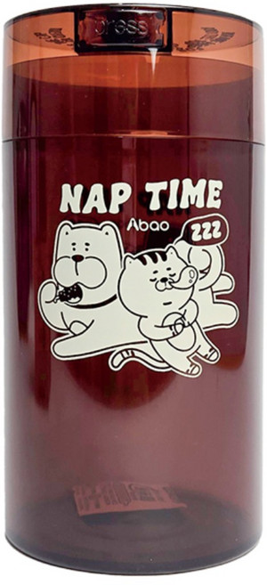 阿寶周邊 NAP TIME 寵物飼料零食保鮮罐 居家收納 旅行外出必備, 1個, YUMMY TIME氣密保鮮罐（大）, YUMMY TIME氣密保鮮罐（大）