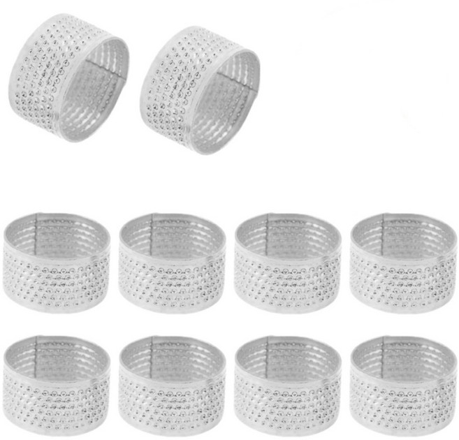 (반지형 골무 A형 5P+5P), 실버, 10개