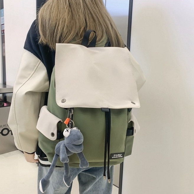 ZEUS 투톤 남여공용 고퀄리티 캐주얼 데일리 백팩 10대 20대 중고생 책가방