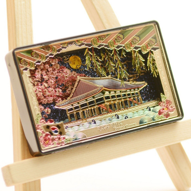 [자체제작]입체마그넷 한국의 고궁 여행마그넷 광화문 남대문 경회루 향원정 인정전 자석 예쁜마그넷 선물용 기념품 외국인선물, 01. 광화문