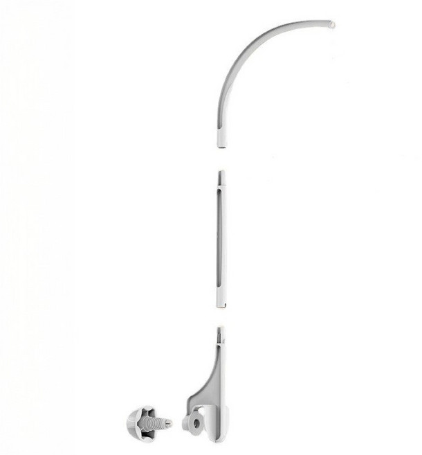 라이프엔라이크 어린이집 모빌 유아 수면모빌 아기 모빌대, 1개, 화이트