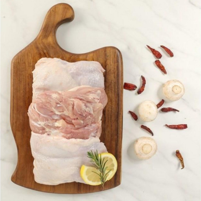 치킨마켓 국내산 냉동 닭정육 사이정육 닭다리살 3kg(1kg x 3팩), 3개