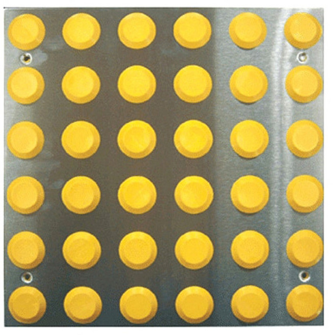 [착불배송] 점자블럭 스텐피스점자 점형, 1개