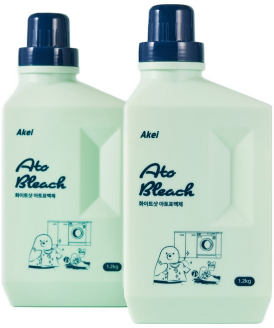 아케이 리빙 화이트샷 아토 표백제, 1.2kg, 2개