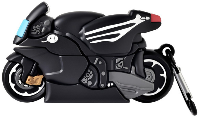 갤럭시 버즈3/버즈3프로/버즈3 FE 보호 케이스, 레이싱오토바이, 1개, 버즈3/버즈3프로