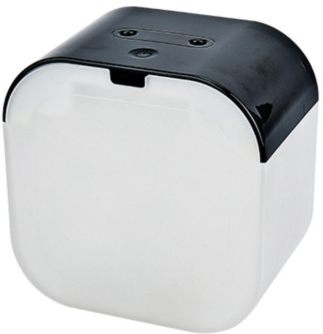 WOWWAY 미니 가습기 듀얼미스트 1L 무드등 무소음 가정용 사무실용 탁상용 가습기, 블랙