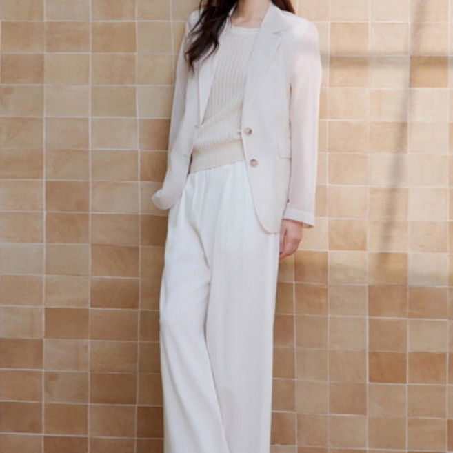 [LBL] [JAPAN FABRIC]26SS 일본수입 UNI TEXTILE 루미에르 오간자 자켓