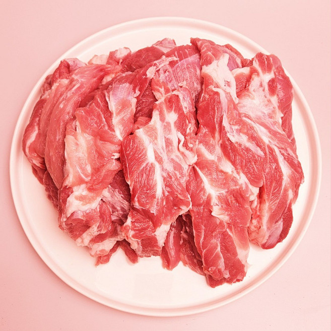 문경쑥돈 가성비 뒷고기모듬(잡육) 1+등급 돼지고기찌개용 국내산 냉장, 2kg, 1개