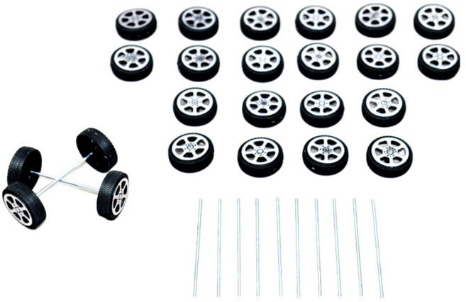 사이언쌤 자동차바퀴세트 바퀴지름 30mm 5인용, 1개