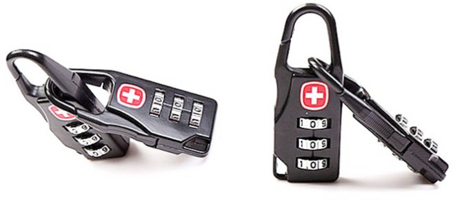 캉스앤코 캐리어 사물함 비밀번호 다이얼 미니자물쇠, 4Ea