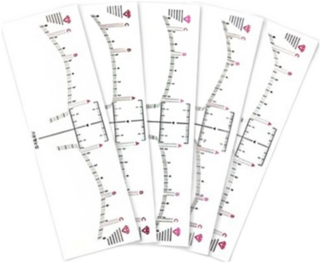 PBS 디자인 스티커 100매입 눈썹문신 반영구시술 디자인 스티커자 반영구화장 부자재, 1개