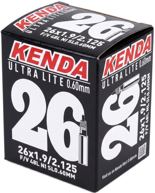 탑모아 켄다 자전거 대만 튜브 26인치 48mm 울트라, 1개