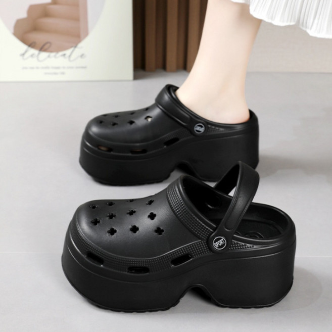 마켓오드리 하이탑 키높이 샌들 슬리퍼