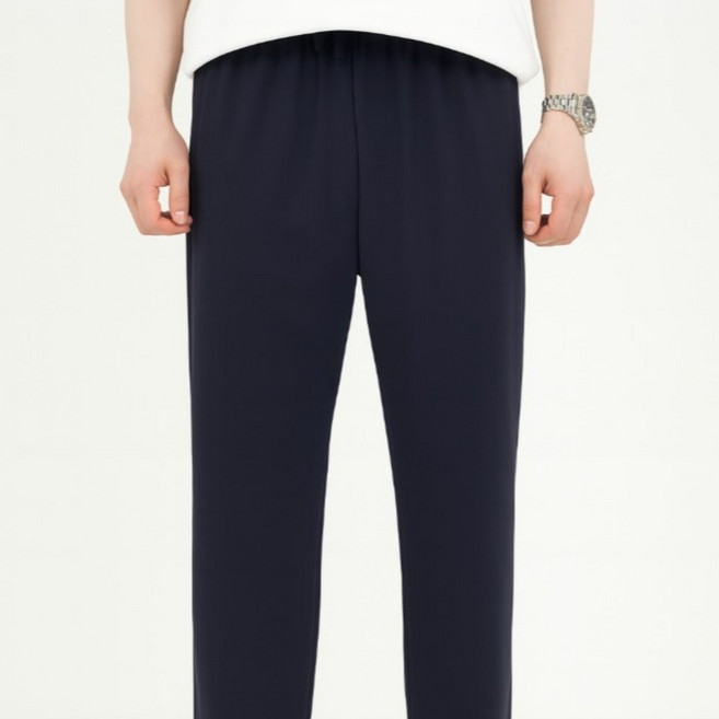 SOEL 남자 냉감 바지 1+1 시원한 여름 밴딩 빅 사이즈 스판 아이스 냉장고 슬랙스 SOEL