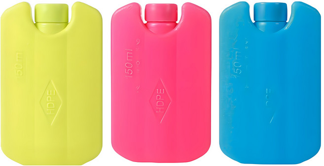 EORIN 하드케이스 아이스팩 3종 세트 150ml, 1세트