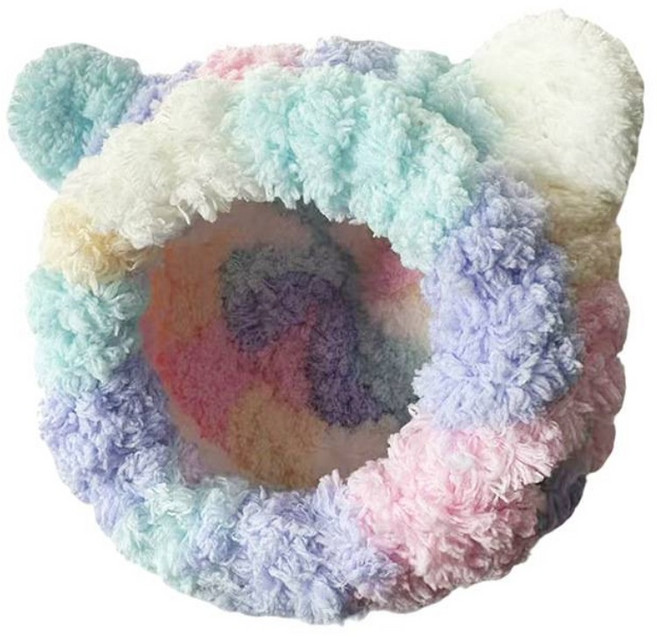 앵무새 슈가글라이더 햄스터 보들따뜻 은신처 포치 4COLOR, 1개, 무지개색