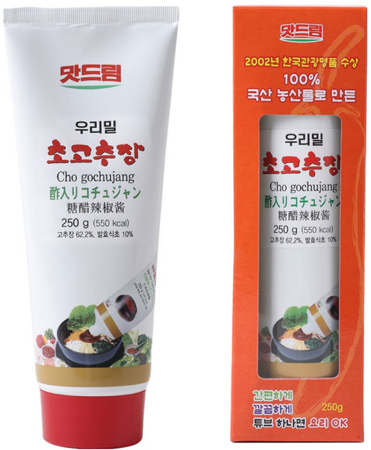 튜브형 우리밀 초고추장, 250g, 1개