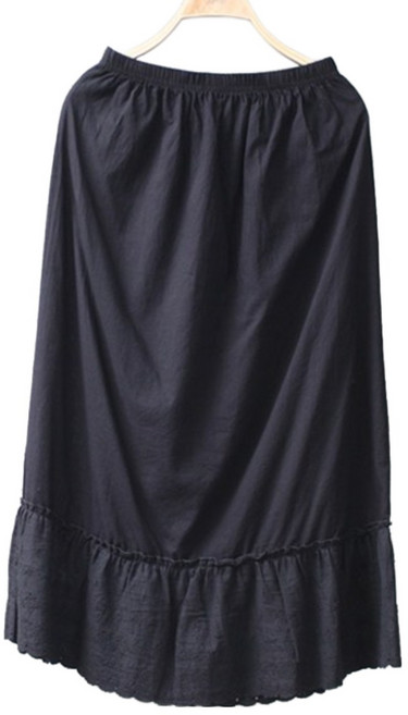 면레이스허리속치마[EM027]