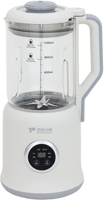 키친아트 내열 유리 두유 제조기 KSM-1967 대용량 가정용 콩물 죽 만들기