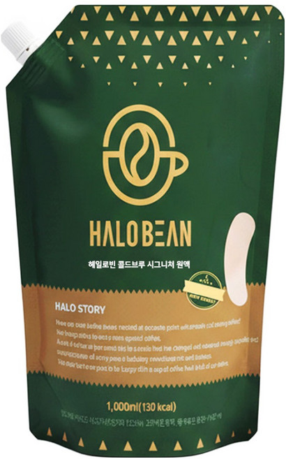 헤일로빈 시그니처 콜드브루 원액, 2개, 1개입, 1L