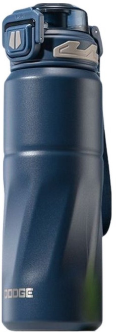 말랑이 보온보냉 텀블러 보온병 원터치 스테인리스 6겹구조 대용량 블랙, 1개, 820ml, DO 텀블러-딥오션 블루