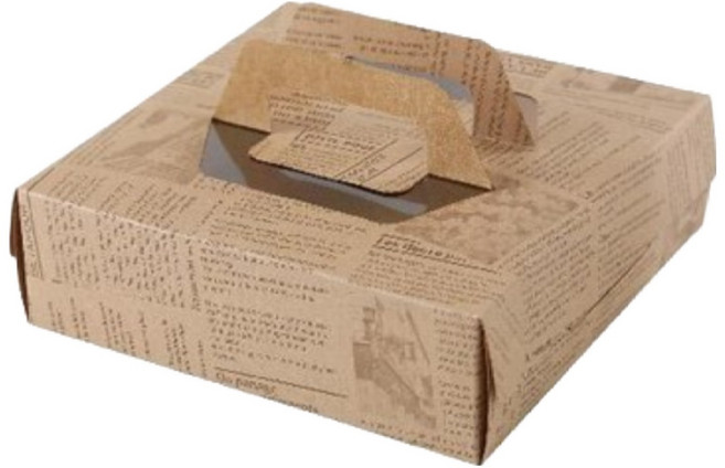 영문 크라프트 타르트 상자(+받침) 2호 10개/50개, 10개