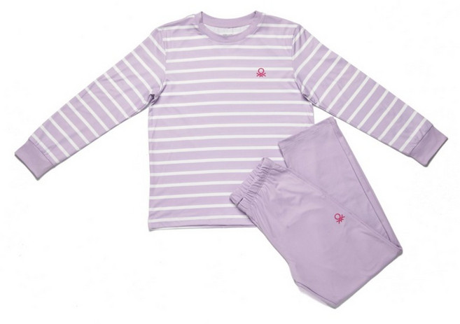 [베네통] 베네통키즈 피치 여아 원마일웨어 상하의 2종