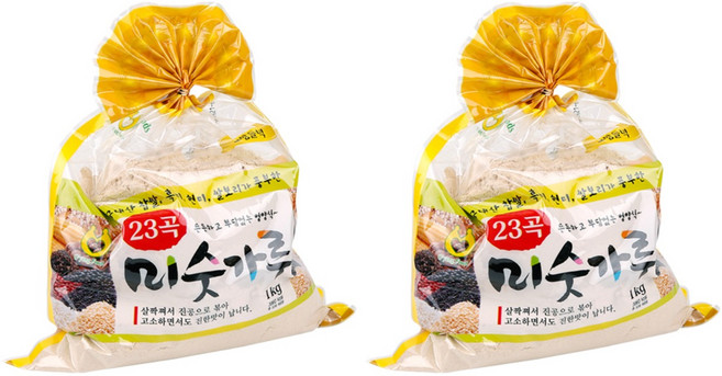 오양식품 23곡 미숫가루, 1kg, 2개