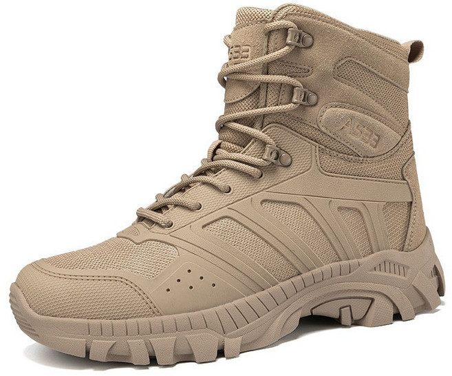 FACAT 남성용 등산화 전투화 야외 방한 방수 내마모 통기성 초경량 트레킹화 AK-009-01