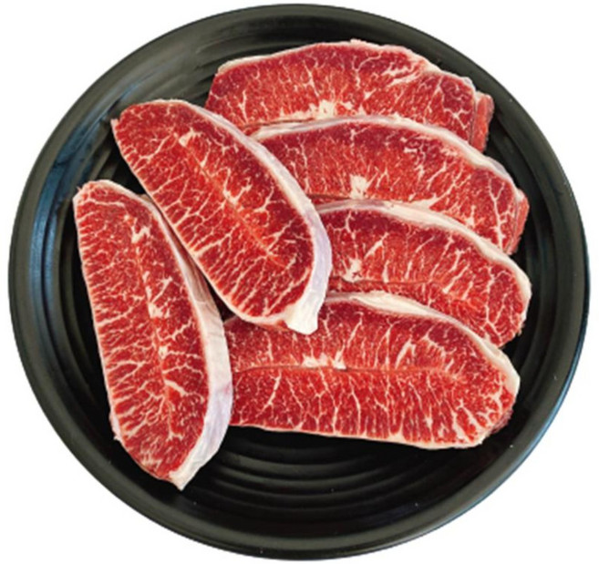 프리미엄 호주산 부채살 슬라이스 구이용 스테이크용, 1개, 6kg