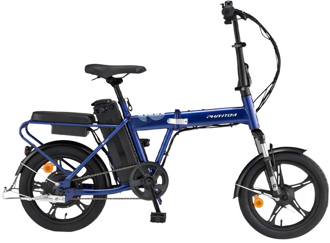 2025 삼천리 16 팬텀 어라운드 F (PAS / 스로틀 겸용) 조립자전거 99%조립, 네이비, 스틸