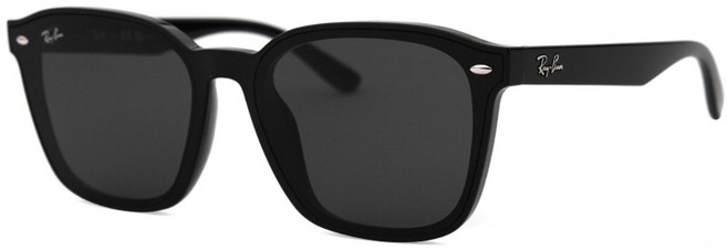 레이밴 RB4392D 601 87 66 스퀘어 뿔테 플랫바 아시안핏 레이벤 선글라스