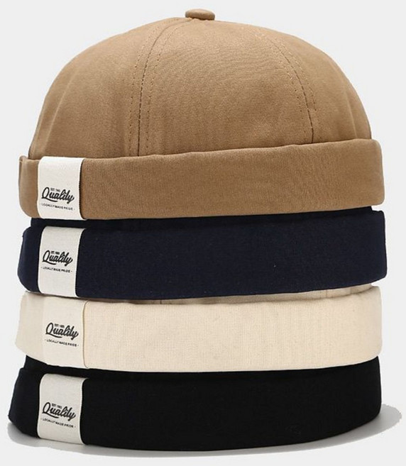 레터링 와치캡 숏비니 남녀공용 레옹 챙없는