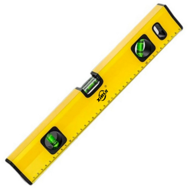 알루미늄 프리미엄 자석 수평자 수평기 수령계 축정기 400mm 옐로우, 1개