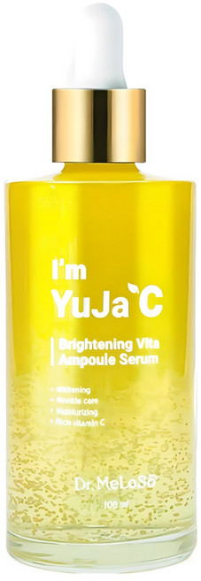 닥터 멜로소 아임 유자 씨 브라이트닝 비타 앰플 세럼 기미 잡티 대용량 비타 미백 앰플, 100ml, 1개